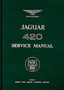 Livre: Jaguar 420 - Official Service Manual (Soft Cover) 