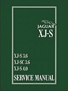 Książka: Jaguar XJ-S 3.6 , XJ-SC 3.6, XJ-S 4.0 - Official Service Manual 