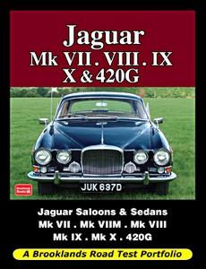 Buch: Jaguar Mk VII, VIII, IX, X & 420G - Brooklands Road Test Portfolio