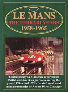 Buch: Le Mans - The Ferrari Years 1958-1965 - Brooklands Portfolio