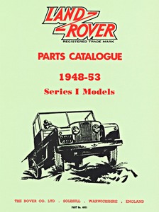 Buch: Land Rover Series 1 (1948-1953) - Official Parts Catalogue 