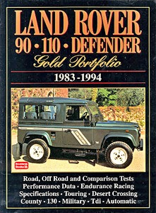 Book: Land Rover 90, 110, Defender (1983-1994) - Brooklands Gold Portfolio