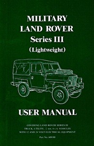 Książka: Land Rover Military Series 3 Lightweight - Official User Manual 