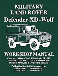 Livre : Military Land Rover Defender XD - Wolf Workshop Manual 