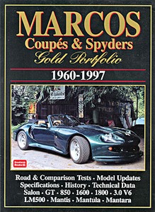 Książka: Marcos Coupes & Spyders (1960-1997) - Brooklands Gold Portfolio