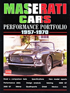 Buch: Maserati Cars (1957-1970) - Brooklands Performance Portfolio