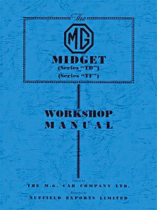 Boek: MG Midget Series TD and Series TF - Official Workshop Manual 