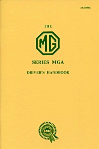 Book: MG MGA 1500 - Official Driver's Handbook 