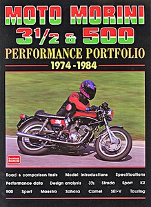 Livre: Moto Morini 3 1/2 & 500 (1974-1984) - Brooklands Performance Portfolio