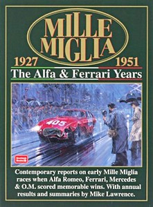 Livre: Mille Miglia - The Alfa & Ferrari Years 1927-1951 - Brooklands Portfolio