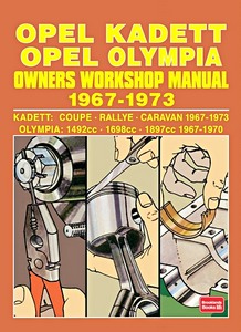 Livre : [AB719] Opel Kadett, Olympia - 1.5-1.7-1.9 L (67-73)