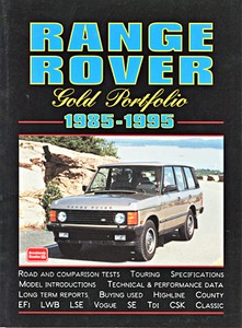 Book: Range Rover (1985-1995) - Brooklands Gold Portfolio
