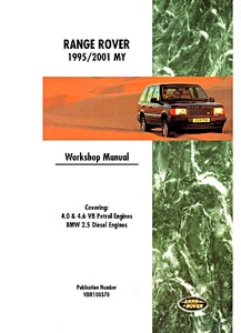 Buch: Range Rover (1995-2001 MY) - Official Workshop Manual 