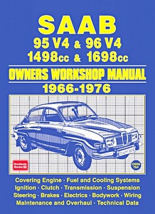 Livre : [AB764] Saab 95 V4 & 96 V4 - 1.5 L & 1.7 L (66-78)