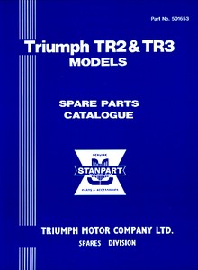 Boek: Triumph TR2 & TR3 (1953-1963) - Spare Parts Catalogue (Soft Cover) 