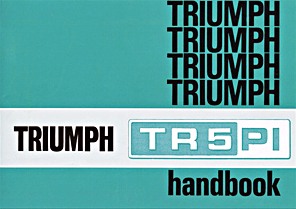 Livre: Triumph TR5 PI - Official Owners Handbook