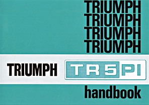 Livre: Triumph TR5 PI - Official Owners Handbook 