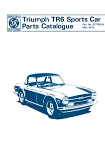 Livre: Triumph TR6 Sports Car (1969-1973) - Spare Parts Catalogue 