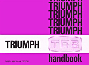 Livre: Triumph TR6 - Official Owners Handbook (USA 1975)