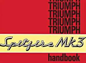 Livre: Triumph Spitfire Mk 3 - Official Owner's Handbook