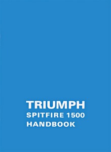 Book: Triumph Spitfire 1500 - Official Owner's Handbook 