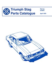 Livre: Triumph Stag - Parts Catalogue