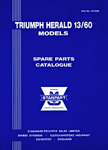 Livre: Triumph Herald 13/60 Models - Spare Parts Catalogue 