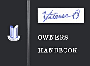 Livre: Triumph Vitesse 6 - Official Owners Handbook