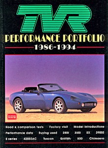 Livre: TVR (1986-1994) - Brooklands Performance Portfolio