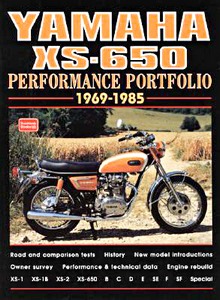 Livre : Yamaha XS-650 (1969-1985) - Brooklands Performance Portfolio