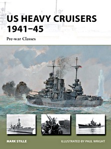 Cubierta libro US Heavy Cruisers 1941-45 - Pre-war Classes