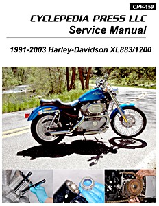 Harley-Davidson XL 883 and XL 1200 (1991-2003) | Cyclepedia Motorcycle Service Manual (CPP-159)
