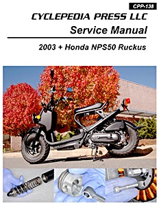 Manuel d'atelier: Honda NPS 50 Ruckus (from 2003)