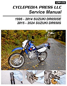 Repair manual: Suzuki DR 650 SE Dual Sport (1996-2014) and DR 650 S (2015-2024)
