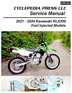 Kawasaki KLX 300 - Fuel Injected Models (2021-2024) | Cyclepedia Motorcycle Service Manual (CPP-331)