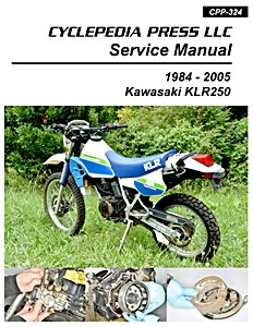 Kawasaki KLR 250 (1984-2005) | Cyclepedia Motorcycle Service Manual (CPP-324)