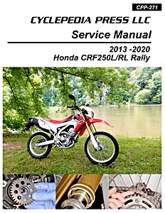Honda CRF 250 L/LA (2013-2020) and CRF 250 RL/RLA Rally (2017-2020) | Cyclepedia Motorcycle Service Manual (CPP-271)