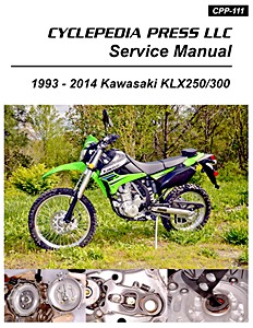 Kawasaki KLX 250 and KLX 300 (1993-2014) | Cyclepedia Motorcycle Service Manual (CPP-111)