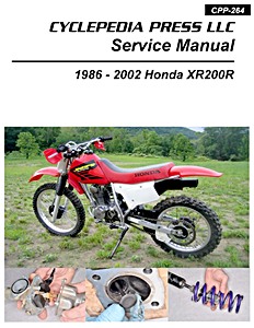 Honda XR 200 R (1986-2002) | Cyclepedia Motorcycle Service Manual (CPP-264)