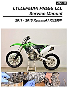 Kawasaki KX 250 F (2011-2016) | Cyclepedia Motorcycle Service Manual (CPP-268)