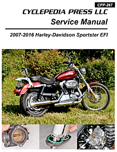 Harley-Davidson Sportster EFI (2007-2016) | Cyclepedia Motorcycle Service Manual (CPP-267)