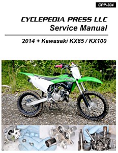 Kawasaki KX 85 and KX 100 (2014-2021) | Cyclepedia Motorcycle Service Manual (CPP-304)