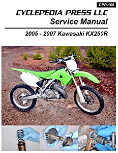 Kawasaki KX 250 R (2005-2007) | Cyclepedia Motorcycle Service Manual (CPP-169)
