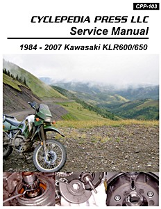 Kawasaki KLR 600 (1984-1986) and KLR 650 (1987-2007) | Cyclepedia Motorcycle Service Manual (CPP-103)