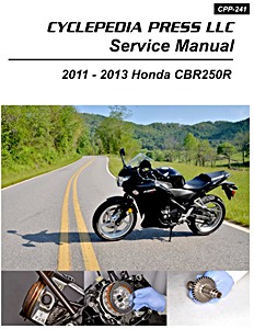 Honda CBR 250 R (2011-2013) | Cyclepedia Motorcycle Service Manual (CPP-241)