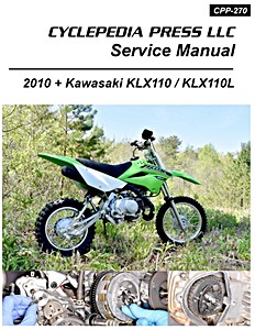 Kawasaki KLX 110 and KLX 110 L (from 2010) | Cyclepedia Motorcycle Service Manual (CPP-270)