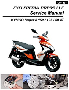 Manual de taller: Kymco Super 8 150 / 125 / 50 4T (2008-2015)