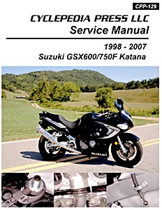 Suzuki GSX 600 F and GSX 750 F Katana (1998-2007) | Cyclepedia Motorcycle Service Manual (CPP-129)
