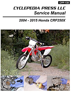 Honda CRF 250 X (2004-2015) | Cyclepedia Motorcycle Service Manual (CPP-135)