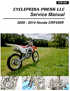 Honda CRF 450 R (2009-2014) | Cyclepedia Motorcycle Service Manual (CPP-257)